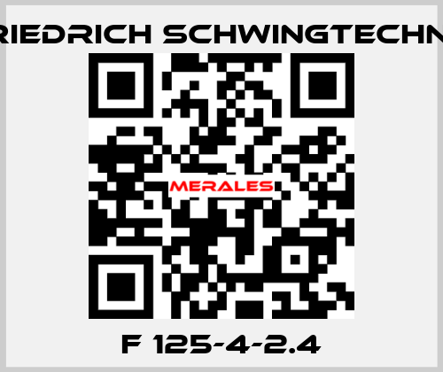 F 125-4-2.4 Friedrich Schwingtechnik