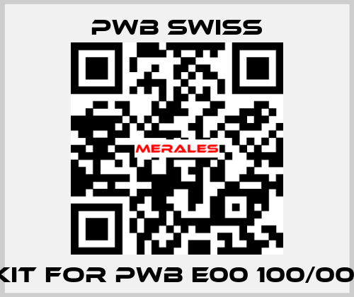 seal kit for PWB E00 100/005 OEM PWB Swiss