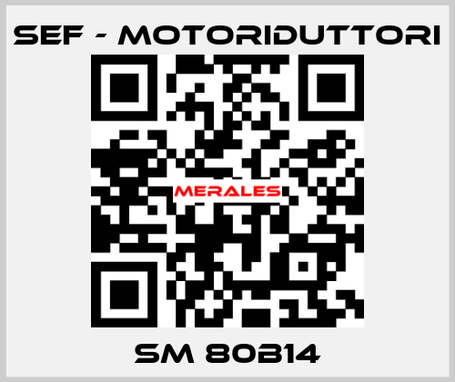 SM 80B14 SEF - MOTORIDUTTORI