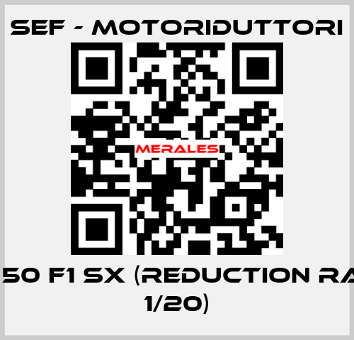 RMI 50 F1 SX (reduction ratio: 1/20) SEF - MOTORIDUTTORI