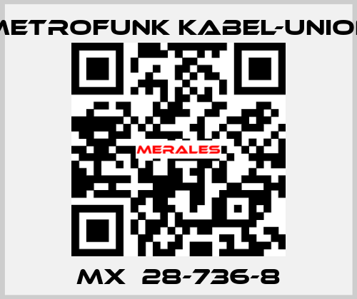 MX  28-736-8 METROFUNK KABEL-UNION