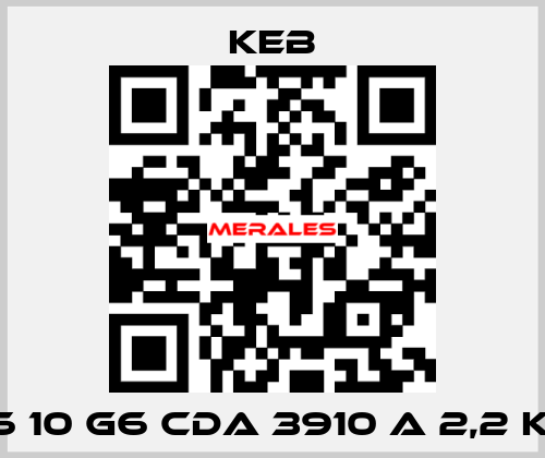 G6 10 G6 CDA 3910 A 2,2 KW KEB