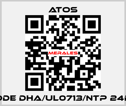 Code DHA/UL0713/NTP 24DC Atos