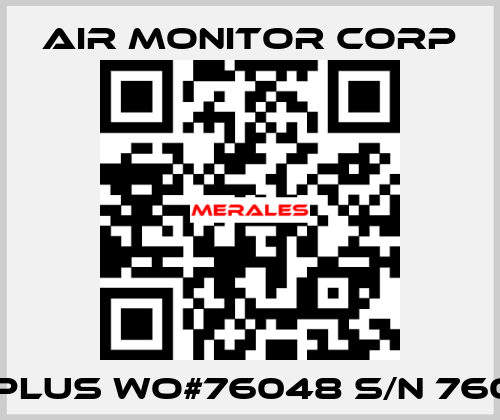 DPT-plus WO#76048 S/N 76048R AIR MONITOR CORP