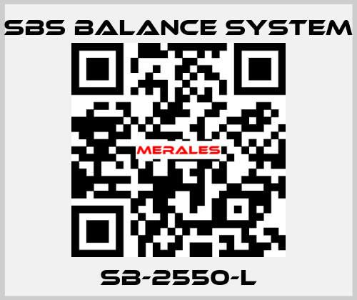 SB-2550-L SBS BALANCE SYSTEM