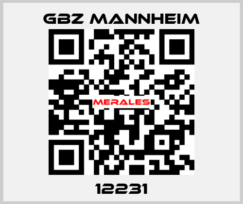 12231 GBZ MANNHEIM