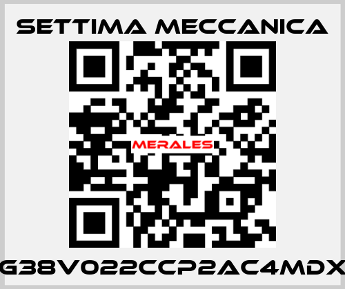 G38V022CCP2AC4MDX Settima Meccanica