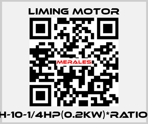 LK-SH-10-1/4HP(0.2KW)*RATIO 1/20 Liming Motor