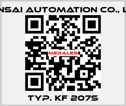 Typ. KF 207S KANSAI Automation Co., Ltd.