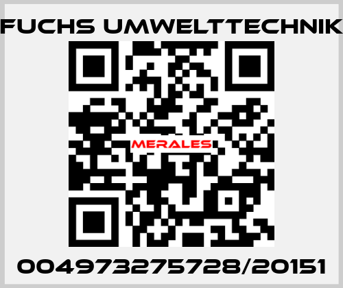 004973275728/20151 Fuchs Umwelttechnik