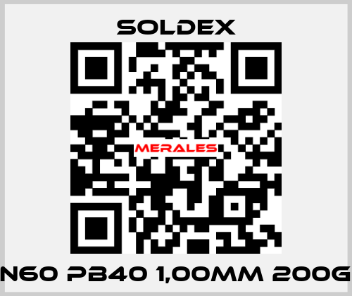 Sn60 Pb40 1,00mm 200Gr SOLDEX