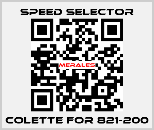 colette for 821-200 Speed Selector