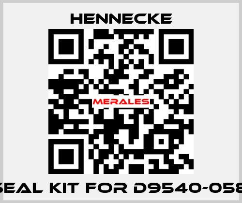 oil seal kit for D9540-058903 Hennecke