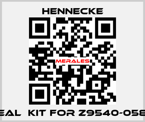 oil seal  kit for Z9540-058 1097 Hennecke