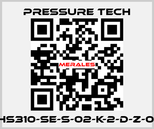 XHS310-SE-S-02-K-2-D-Z-015 Pressure Tech