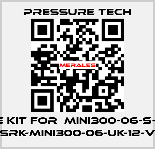 Spare kit for  MINI300-06-S-35-K-N (SRK-MINI300-06-UK-12-V) Pressure Tech