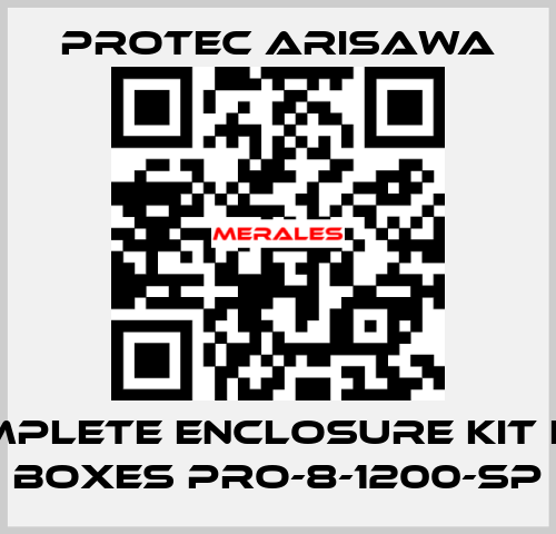 Complete enclosure kit for boxes PRO-8-1200-SP Protec Arisawa