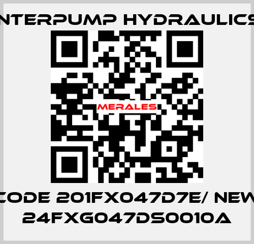 olde code 201FX047D7E/ new code 24FXG047DS0010A Interpump hydraulics