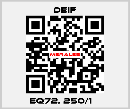 EQ72, 250/1 А Deif