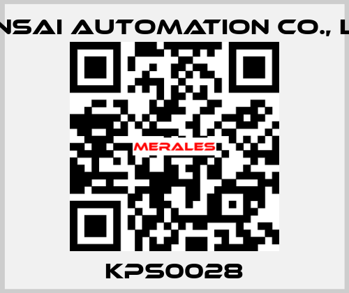 KPS0028 KANSAI Automation Co., Ltd.