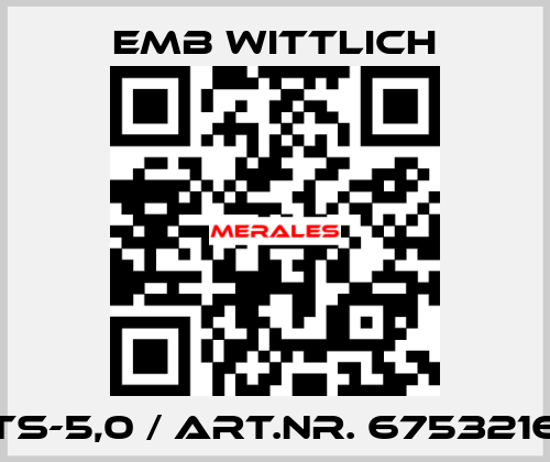 STS-5,0 / Art.Nr. 67532166 EMB Wittlich