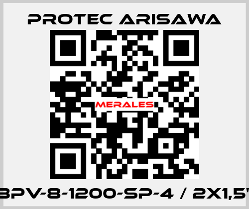 BPV-8-1200-SP-4 / 2x1,5" Protec Arisawa