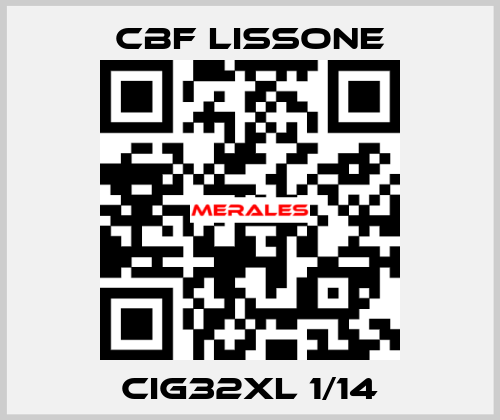 CIG32XL 1/14 CBF LISSONE