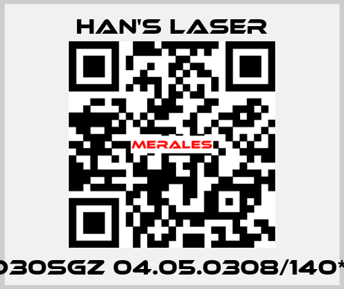 CO2-D30SGZ 04.05.0308/140*140/B Han's Laser