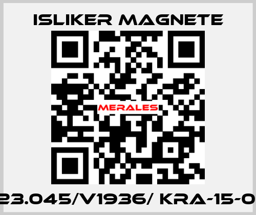 GVz-23.045/V1936/ KRA-15-0298/1 ISLIKER MAGNETE