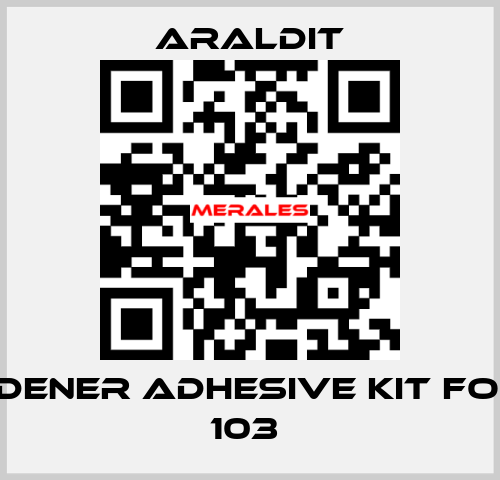 Hardener adhesive kit for AY 103  Araldit