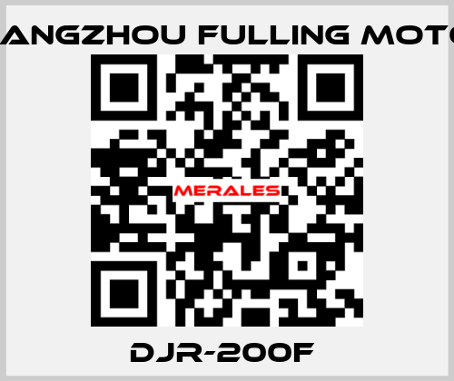 DJR-200F  Changzhou Fulling Motor