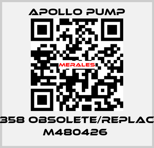 M480358 obsolete/replaced by M480426  Apollo pump