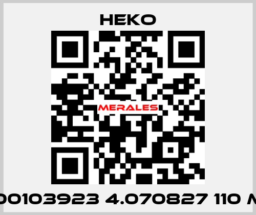 0000103923 4.070827 110 mm  HEKO