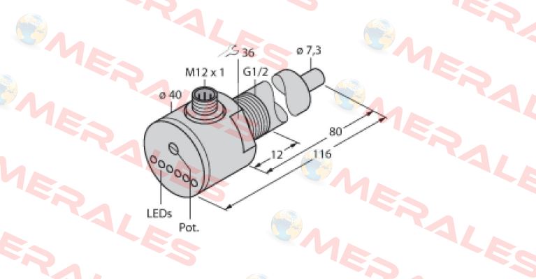 FCS-G1/2A4-AP8X-H1141/L080 Turck