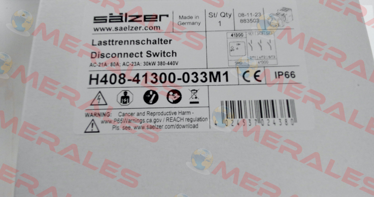 H408-41300-033M1 Salzer