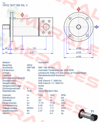 GR32 SMT 16B 55L V Settima