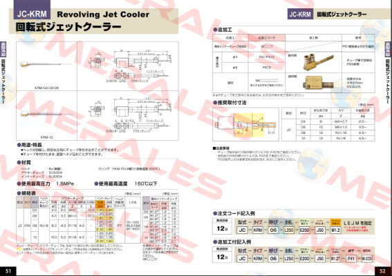 JC-KRM-08-L331-E219-J112-M1.8-MKWL856 Ahresty-tec