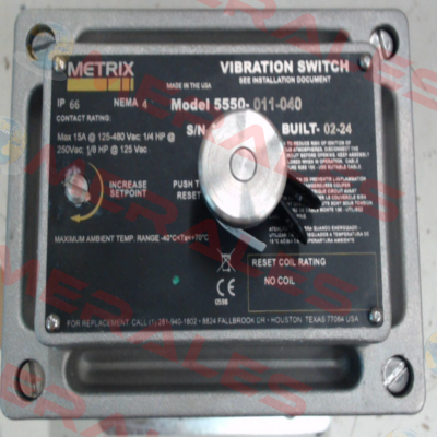 5550-011-040 Metrix