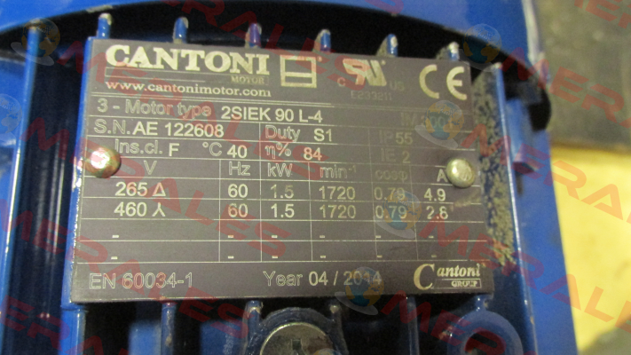 2SIEK 90L-4  Cantoni