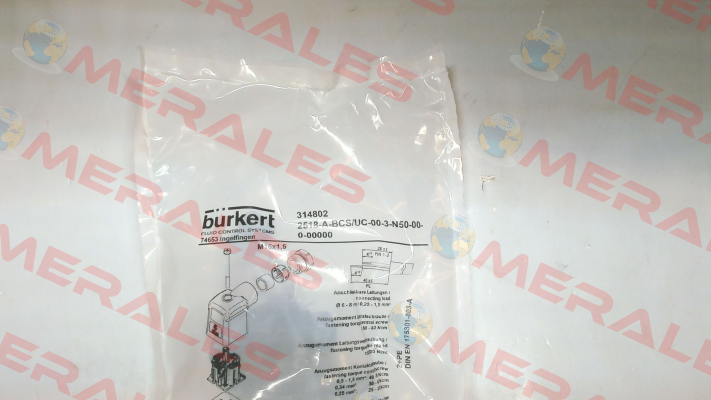 Type 2518, ID NO 00314802 Burkert