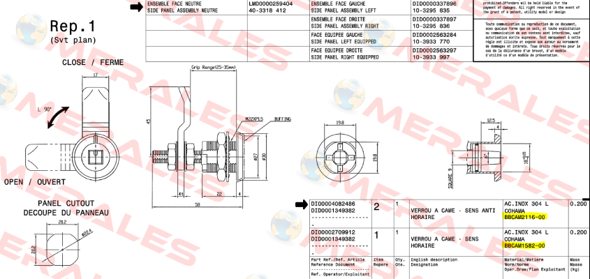 BBCAM2116-00 (CCW) Cohama