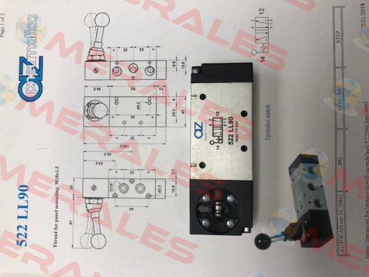 522 LL90 /  01.057.4 AZ Pneumatica