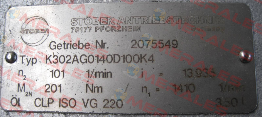 K302AG0140D100K4 Stober