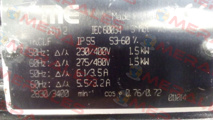 IEC60034  Icme Motor