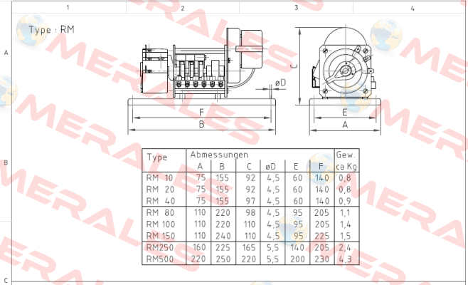 R40MM1-5.0K+5.0K  Frizlen