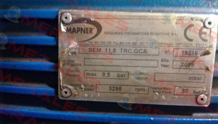 TYPE-SEM.11,8TRC.GCA MAPNER