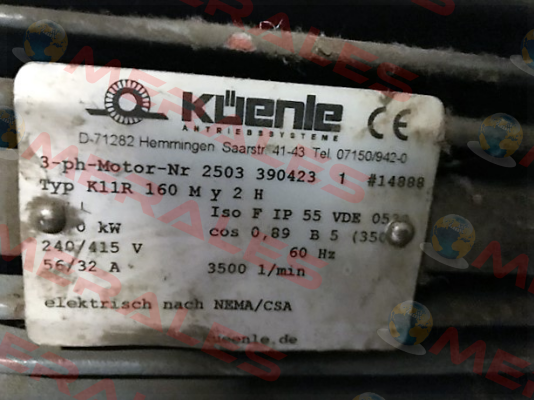 K11R 160 MY2H  oem  Küenle