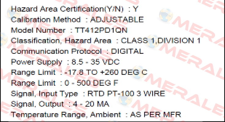 TT412PD1QN  Minco