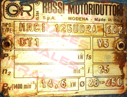 MR CI 125 UO2A  Rossi