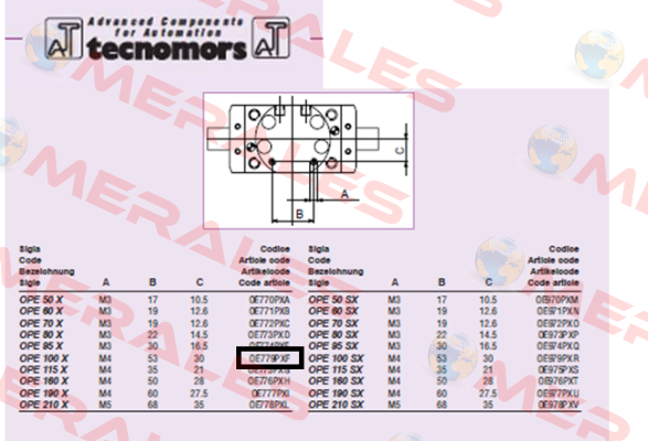 OPE100X  Tecnomors